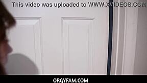 Skinny TEEN 18+ FUCKS StepDAD! To ORGASM in Orgyfam