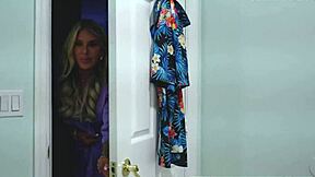 horny stepmom sneaks into stepson's bed for secret fuck