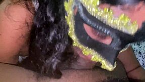 Petite Latina Deepthroats Neighbor's Cock All Night Long