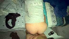 hey how old is this cute teen getting licked by older guy alone at home?