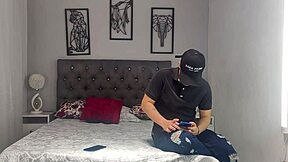 hot technician bends molly smith over fucks her doggystyle till cum covers her big tits