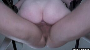 Trainer pins me down after my teasing seduction moans