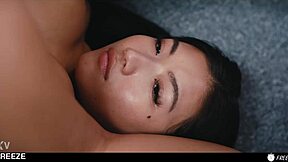 Redhead turns asian babe into time-stop fuckdoll sex slave