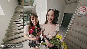 Wanna See Teen Stepsisters Double Blowjob Ride Soldier's Huge Cock?