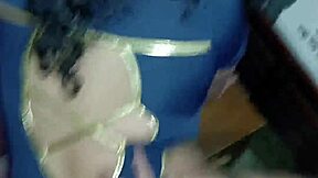 Curvy Flight Attendant's Huge Ass Fucked Hard Secretly