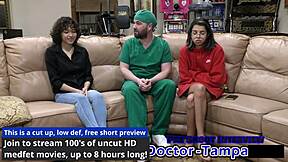 Dr Tampa treats Brookly Rossi's shaved pussy deviance