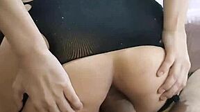 petite teen screams anal pleasure drinks old man's cum