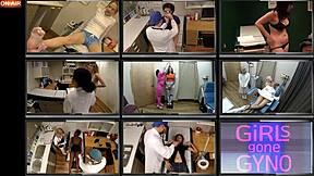 Petite blonde stacy shepard spreads wide for her first intense gyno exam closeup