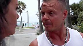 German tourist fucked hard on Mallorca Ballermann beach