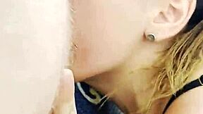 Deepthroat Gagging Leads to Wet Rimjob Tease