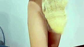 unboxing my tight hairy pussy close up for you babe