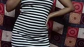 dancing natural tits wife fingers pussy teasing in front of husband homemade amateur