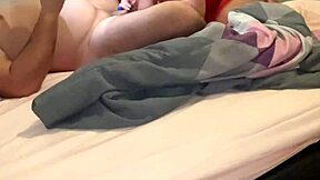 Suck Step Son's Big Cock While Mommy Watches in Bedroom Heat
