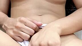 hey this sweet petite fucks her tight pussy so good