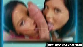 ebony gf kim aron shakes booty fingering pussy first time