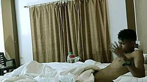 Young Indian Lover Sneaks In To Pound Hot Bhabhi Doggystyle While Hubby Sleeps Beside