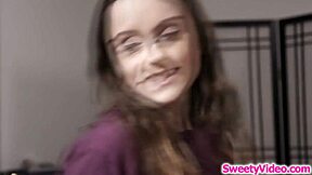 Busty Lesbian Instructor Licks Young Student Pussy Deep