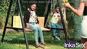 Curvy Brazilian gym slut rips clothes for stepson pounding.