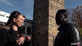 Skinny girlfriend ally takes rough bbc anal as cuckold watches