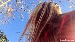 bold barcelona trip rips clothes off skinny blonde teen
