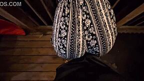 Babe, why tease that petite ass in public like this?