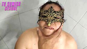 STEPdad SLAPS HIS SUMISA HIJASTRA WHILE SHE LICKS BALLS deepthroat gagging pov