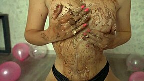 perfect ass cheerleader crushes cake in lingerie fetish