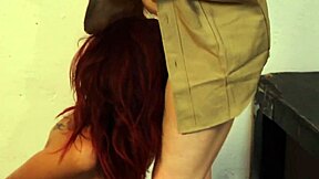 Phoenix Askani seduces brunette friend for wet pussy licking