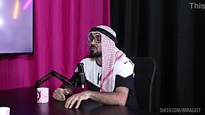 Horny babe licks arab cock tits sucked sloppy... full bora cast sheer red madness!