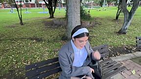 Street Stranger Seduces Busty Latina Student Into Rough Fuck