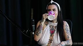 lexi mallet's hidden bora cast thrills with bruna carlos on sheer red?