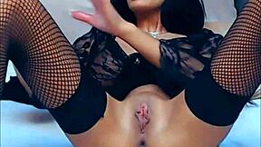 damn this luxury brunette's dildoing her pussy and ass so good