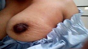 Hot wife masturbates juicy big pussy lips after lazy hubby fuck!