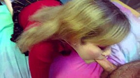 Cute teen chokes on deepthroat gagging cum in hardcore blowjob