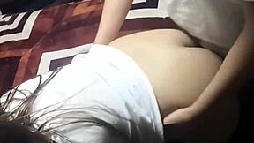 New Big Ass Latina Schoolgirl's Tits and Booty Blown in Homemade Fuck