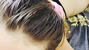 Deepthroat Gagging Leads to Wet Rimjob Tease