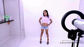 i couldn't resist fucking this fresh asian beauty at her modeling audition