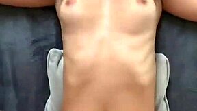 Best friend fucks me hard and cums inside during squirting session