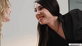 Mind if I suck your shemale cock before diving into that milf pussy?