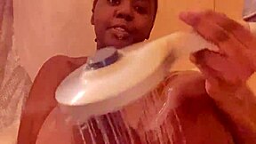 Who's watching this cute blonde shower pussy tease?