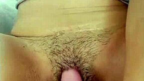 Lonely single mom fingers wet pussy craving huge cock at home