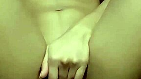 young beauty fingers tight pussy in solo play