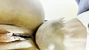 Briseida Myers rims huge cock hungrily in stockings close-up anal play