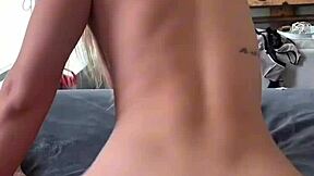 Best friend fucks me hard and cums inside during squirting session