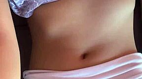 alexia fingers intimately in tight miniskirt 😘👀