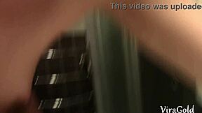 Teen Creampies Brunette's Wet Pussy in Homemade Toilet Quickie