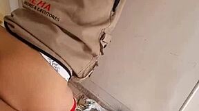 Colombian Engineer Nataly Fucked Doggystyle Before Work!