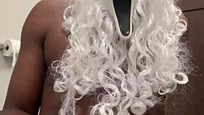 Santa strokes massive cock begging your handjob help to nut