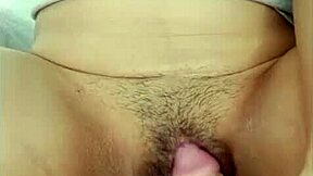 Lonely single mom fingers wet pussy craving huge cock at home