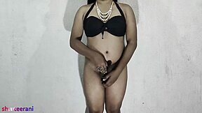 obsessed with indian shemale crossdressing in olive bikini pt2